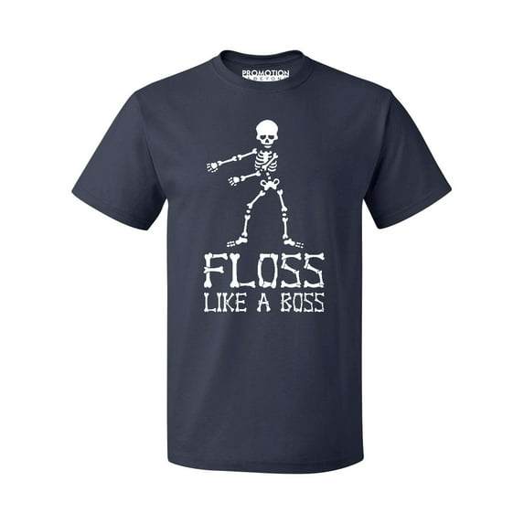Floss Like A Boss Backpack Kid Dance Halloween Men's T-shirt, M, Navy