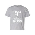 thumbnail image 1 of Floss Like A Boss Dance Floor Funny DT Youth Kids T-Shirt Tee, 1 of 2