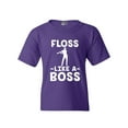 thumbnail image 1 of Floss Like A Boss Dance Floor Funny DT Youth Kids T-Shirt Tee, 1 of 2