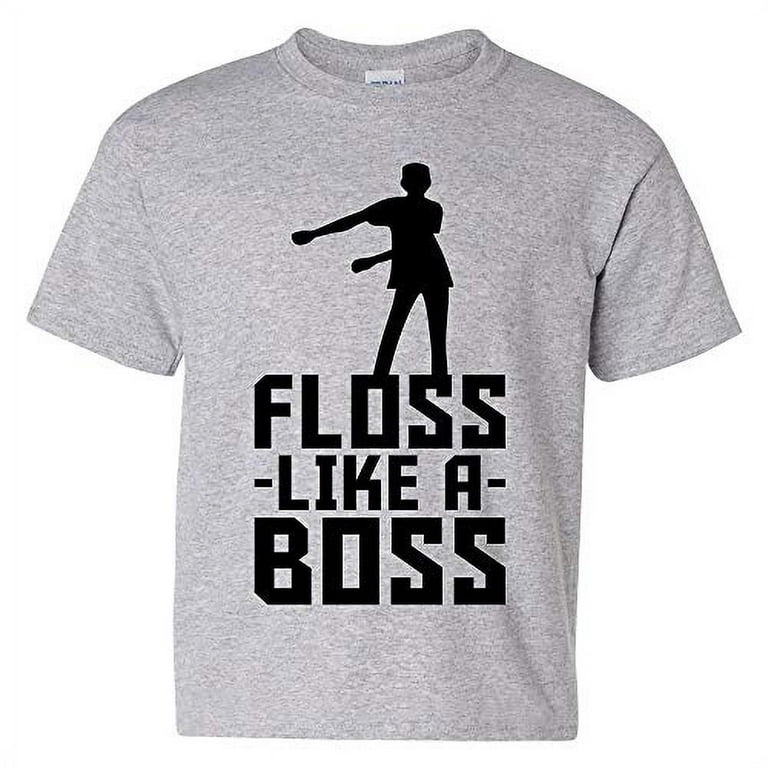 Floss Like A Boss - Flossin Dance Funny Emote Youth T Shirt