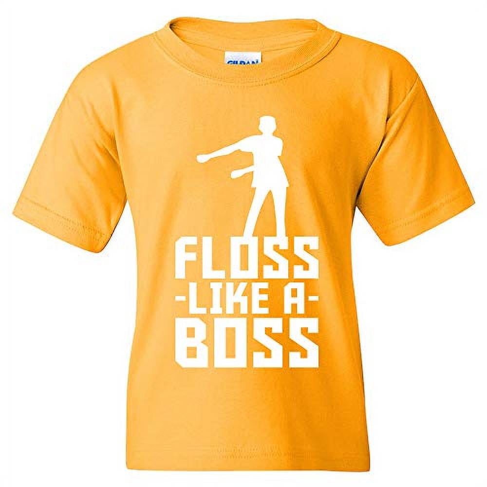 Floss Like A Boss - Flossin Dance Funny Emote Youth T Shirt