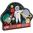 thumbnail image 1 of Floss & Rock 80-Piece, Rocket-Shaped Foiled Jigsaw Puzzle - Space, 1 of 2