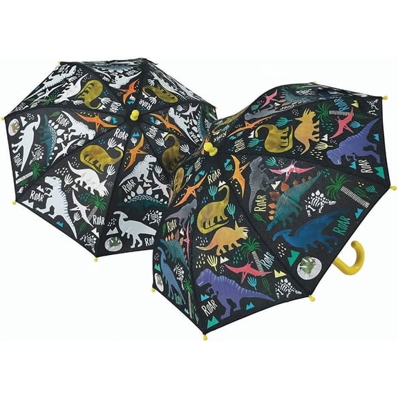 Floss & Rock Color Changing Umbrella Kids Dinosaur