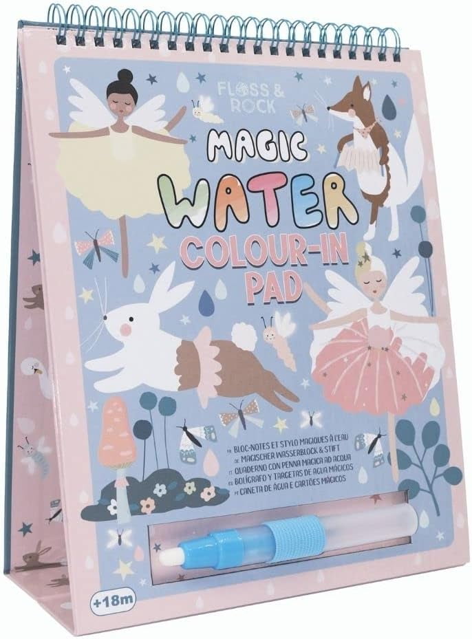 Floss & Rock Magic Water Color-In Pad Easel and Pen - Enchanted Magic