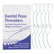Floss Threaders x 50  Dental Floss Holders for Cleaning Between Orthodontic Braces & Bridges