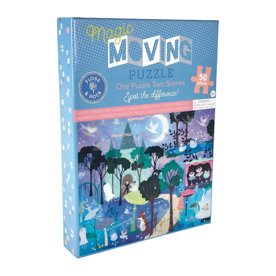 Floss and Rock 50 Pieces Magic Moving Puzzle (Enchanted) - Walmart