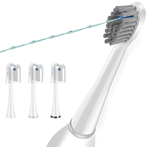 Flossing Toothbrush Head Replacement Compatible With Water Pik Sonic Fusion 2 0 Sf 01 Sf 02