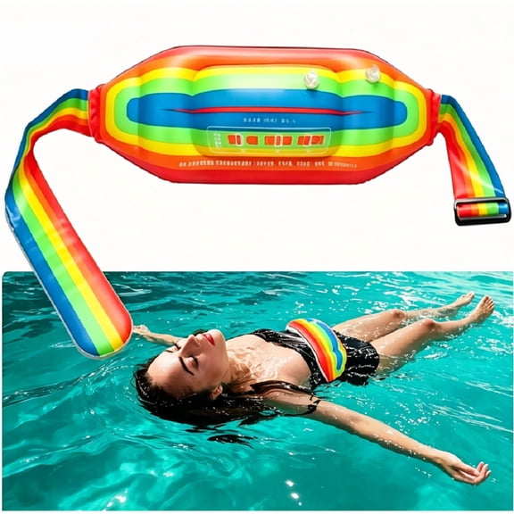 Flotation Belt | Lightweight Inflatable Floating - Aqua Jogging Belt Water Float - for Outdoor Beach Lake Travel Swimming Snorkeling Diving Aqua Fitness Training