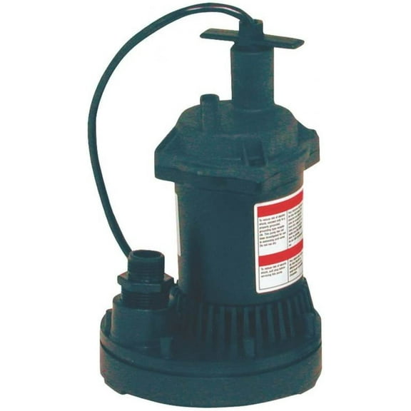 Flotec Tempest II Utility Submersible Pump FP0S1250X-08 - 0.17 HP, 1200 GPM, Automatic