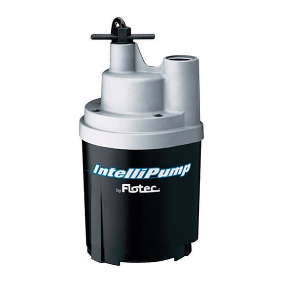 Flotec FP0S1775A IntelliPump™ Water Removal Utility Pump, Auto On/Off, 1/4 HP, 1790 GPH
