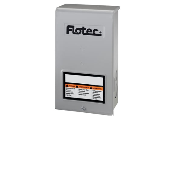 Flotec FP217-812 Pentek Submersible Well Pump Control Box - 1 Hp, Black Plastic, Compatible with FP3222 Pump