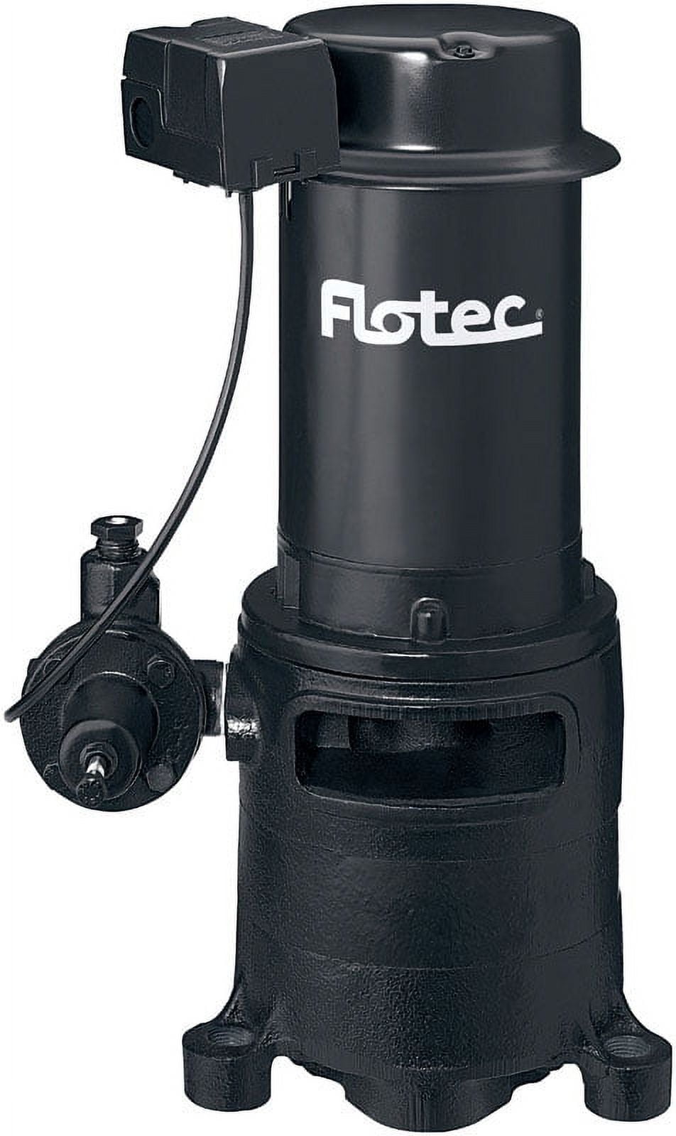 Flotec 1 HP Vertical Deep Well Jet Pump, Rugged Cast Iron, 230V/115V