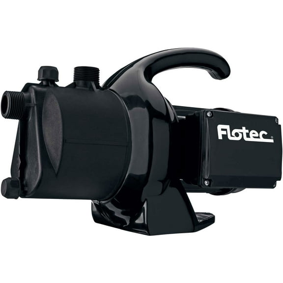 Flotec FP5112-08, 1/2 HP, 7A, 115V, Portable Utility Water Transfer Pump 10.3 Max GPM