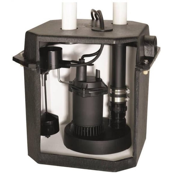 Sink Drain Pump System,1/3 HP,115V FPZS33LTS