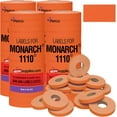 thumbnail image 1 of Flou. Red Pricing Labels for Monarch 1110 Price Gun - 4 Sleeves, 68,000 Pricemarking Labels, 1 of 7