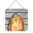 thumbnail image 1 of Flounder Aluminium Metal Wall or Door Hanging Prints, 1 of 1