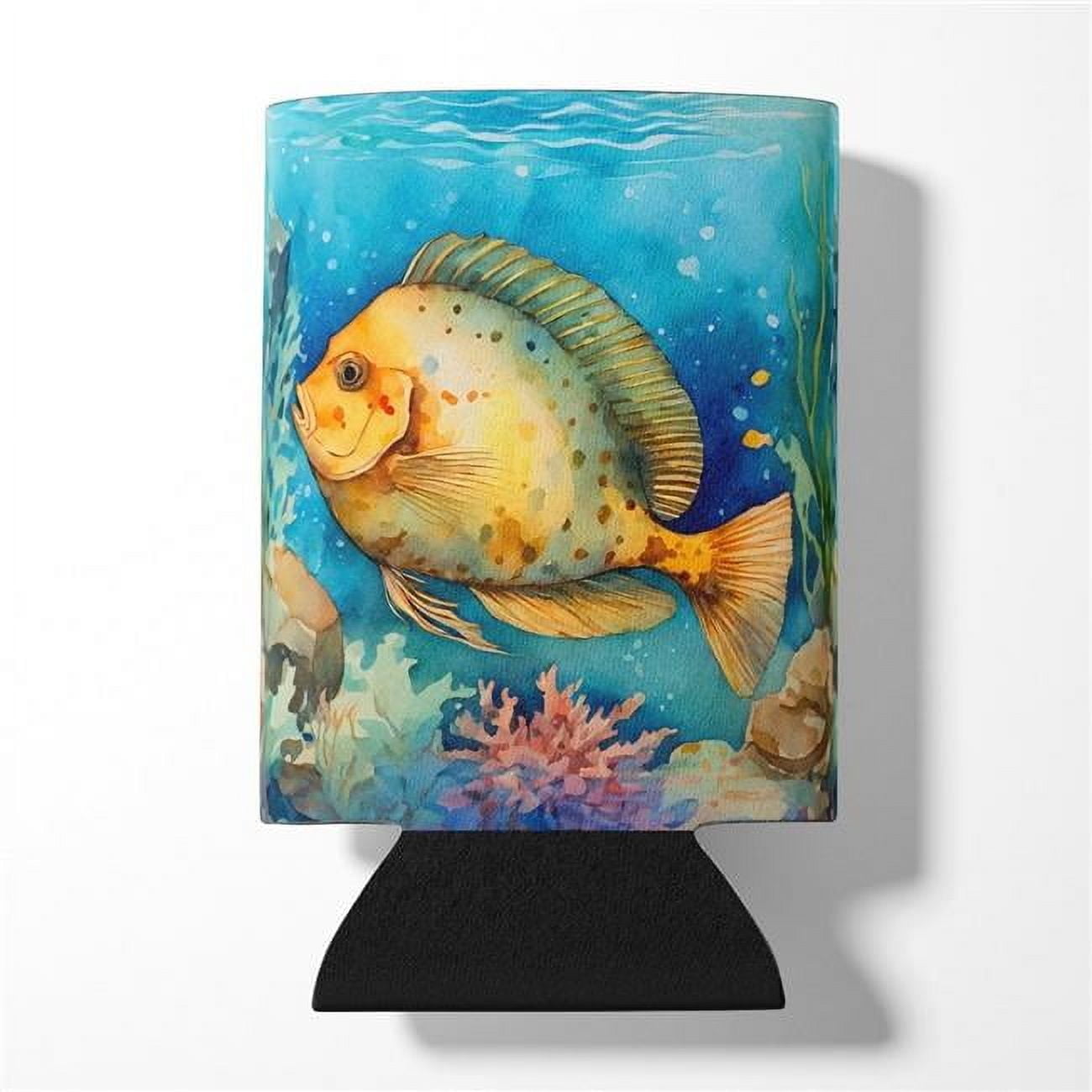 Flounder Can or Bottle Hugger 3 in x 5 in