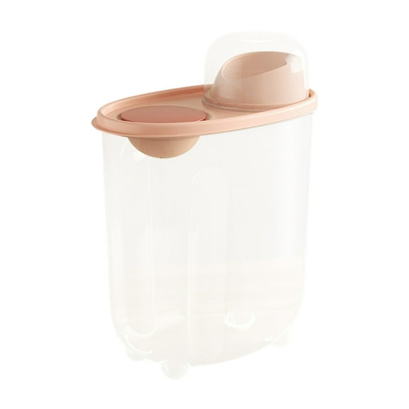 Clearance Under $5 Flour Container,Rice Storage Container,Large Rice Storage Container,Rice Container,Rice Barrel Household Insect Proof Water Proof Sealed Rice Cylinder Box(Pink