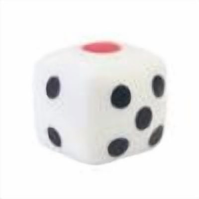 Flour Dice Squishy, Slow Rise Sensory Fidget for Anxiety Relief, ADHD Focus and Desk Calming,Rainbow Glitter Novelty for Desk & Shelf Display
