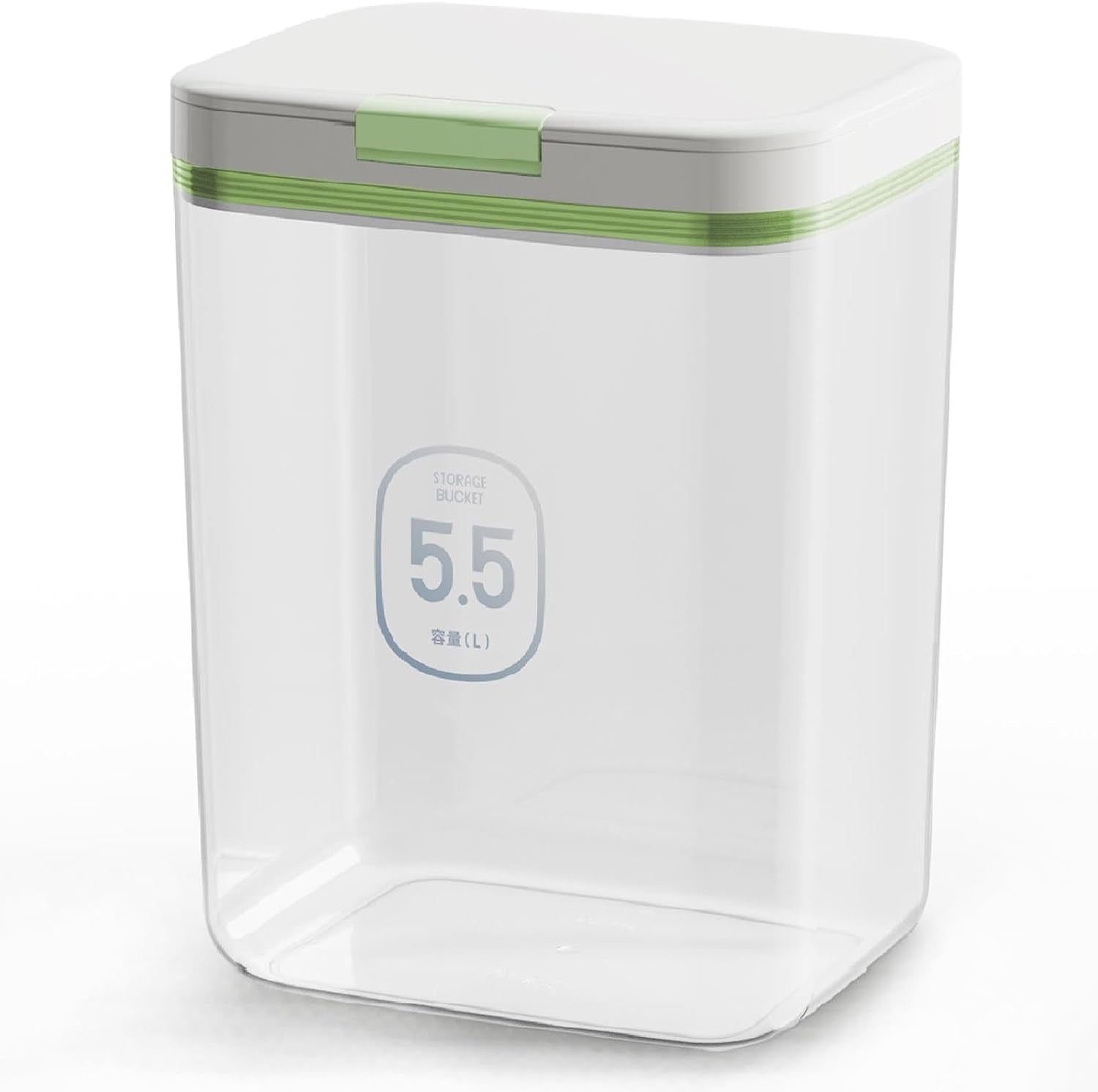 Flour Dispenser with Measuring Cup BPA Free Rice Container Bin for