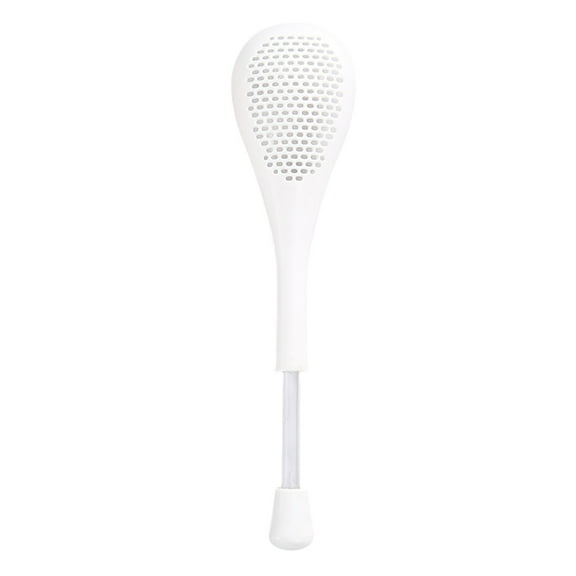 Flour Duster for Baking, One-Handed Powdered Sugar Shaker, Plastic Sieve Spoon for Cake Decorating, Long Handle Flour Sifter for Kitchen, Baking Tool for Bread Pastry Dusting, 1 Sieve Spoon