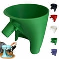 thumbnail image 1 of Flour Funnel for Kitchen Aid Mixer, Easy Pour No-Mess Attachment, Anti-Splash Accessory, Fits Tilt-Head 4.5–5 Qt , Durable Dishwasher-Safe Baking Tool (Green), 1 of 7