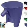 thumbnail image 1 of Flour Funnel for Kitchen Aid Mixer, Easy Pour No-Mess Attachment, Anti-Splash Accessory, Fits Tilt-Head 4.5–5 Qt , Durable Dishwasher-Safe Baking Tool (Purple), 1 of 7