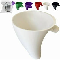 Flour Funnel for Kitchen Aid Mixer,Flour Funnel- Stand Mixer Attachment,for Kitchen Aid Artisan Ksm150 5-Quart Tilt-Head Stand Mixer,for Egg Liquid and Both Flour,Enables Guided Pouring
