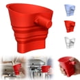 thumbnail image 1 of Flour Funnel for Kitchen Mixer, Kitchen Stand Mixer Attachment Accessory, Large-Capacity Collapsible Anti-Splash Funnel, Foldable Silicone Easy Pour Baking Accessory, Dishwasher Safe, HAODEJW, 1 of 8