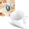 thumbnail image 1 of Flour Funnel for KitchenAid Mixer, White, Fits Tilt Head Stand Mixers for Icing and Liquid Pouring, Spring Baking Accessory, Includes 1 Funnel, Drip-Free For Xinyat, 1 of 9