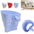 thumbnail image 1 of Flour Funnel for KitchenAid Stand Mixers, Fits 4.5–5 Qt, Collapsible Silicone Attachment, Dishwasher Safe for Normal Temperature Wash, Baking Tool (1PC,Blue), 1 of 7