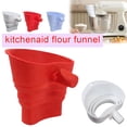 thumbnail image 1 of Flour Funnel for Kitchenaid Stand Mixer,Foldable Silicone Flour Funnel,Non-Stick,Heat-Resistant,Dishwasher Safe,Ideal for Effortless Ingredient Pouring and Mess-Free Baking, 1 of 11