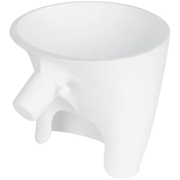 Flour Funnel for Stand Mixer, Kitchen Pouring Funnel Attachment, Plastic Batter Dispenser Tool, Mess-Free Baking Accessory for Stand Mixer Bowl, Easy Transfer for Flour Powder and Ingredients