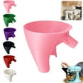 thumbnail image 1 of Flour Funnel for Kitchen Aid Mixer for 4.5-5 Quart Tilt-Head Stand Mixe, No-Mess Pouring Attachment Durable Dishwasher-Safe (Pink), 1 of 9