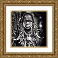 thumbnail image 1 of Flour, Piet 20x20 Gold Ornate Wood Framed with Double Matting Museum Art Print Titled - Enigma, 1 of 4