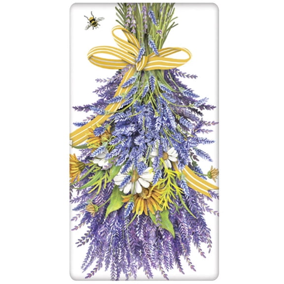 Flour Sack Kitchen Dish Towel Hanging Lavender Mary Lake - Thompson
