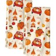 thumbnail image 1 of Flour Sack Kitchen Towels Set of 2-18x26 Cotton Dish Towels with Hanging Loop Reusable Tea Towel for Cleaning Spring Absorbent Dishcloths Cute Home Decor Housewarming, Lemon Birds, 1 of 6