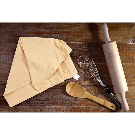 Flour Sack Towels 100% - 12 Pack Cotton Tea Towels for Cleaning and Drying - Highly Absorbent Kitchen Dish Cloths