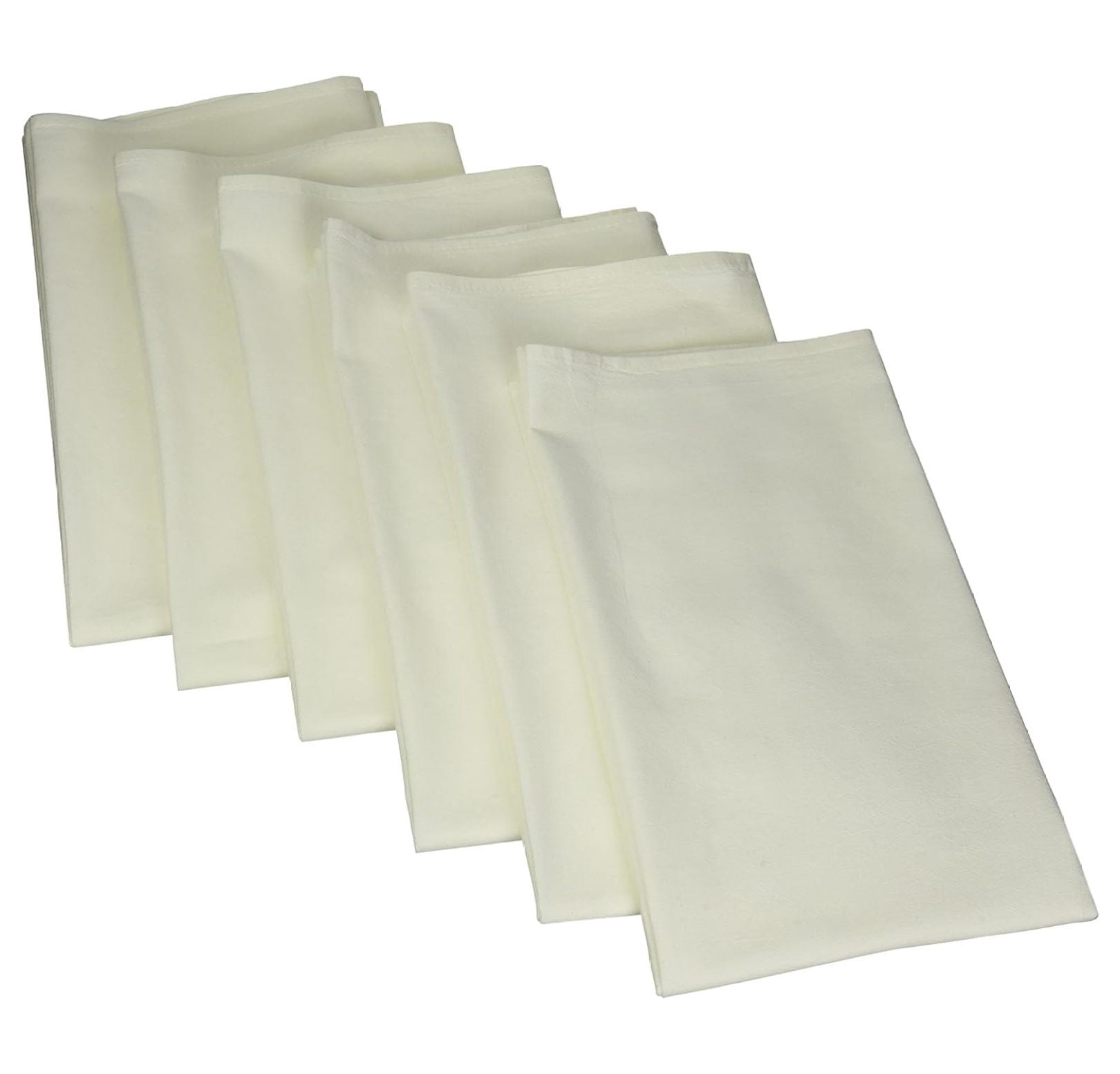 Flour Sack Towels Bulk-30"X30" White (Pack of 6) - Walmart.com