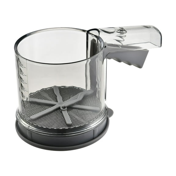 Flour Sifter Handheld Double Layer Mesh Sieve, Baking Flour Strainer With Handle For Cake Powder Sugar, Fine Mesh Kitchen Sifting Tool For Baking Cooking Preparation