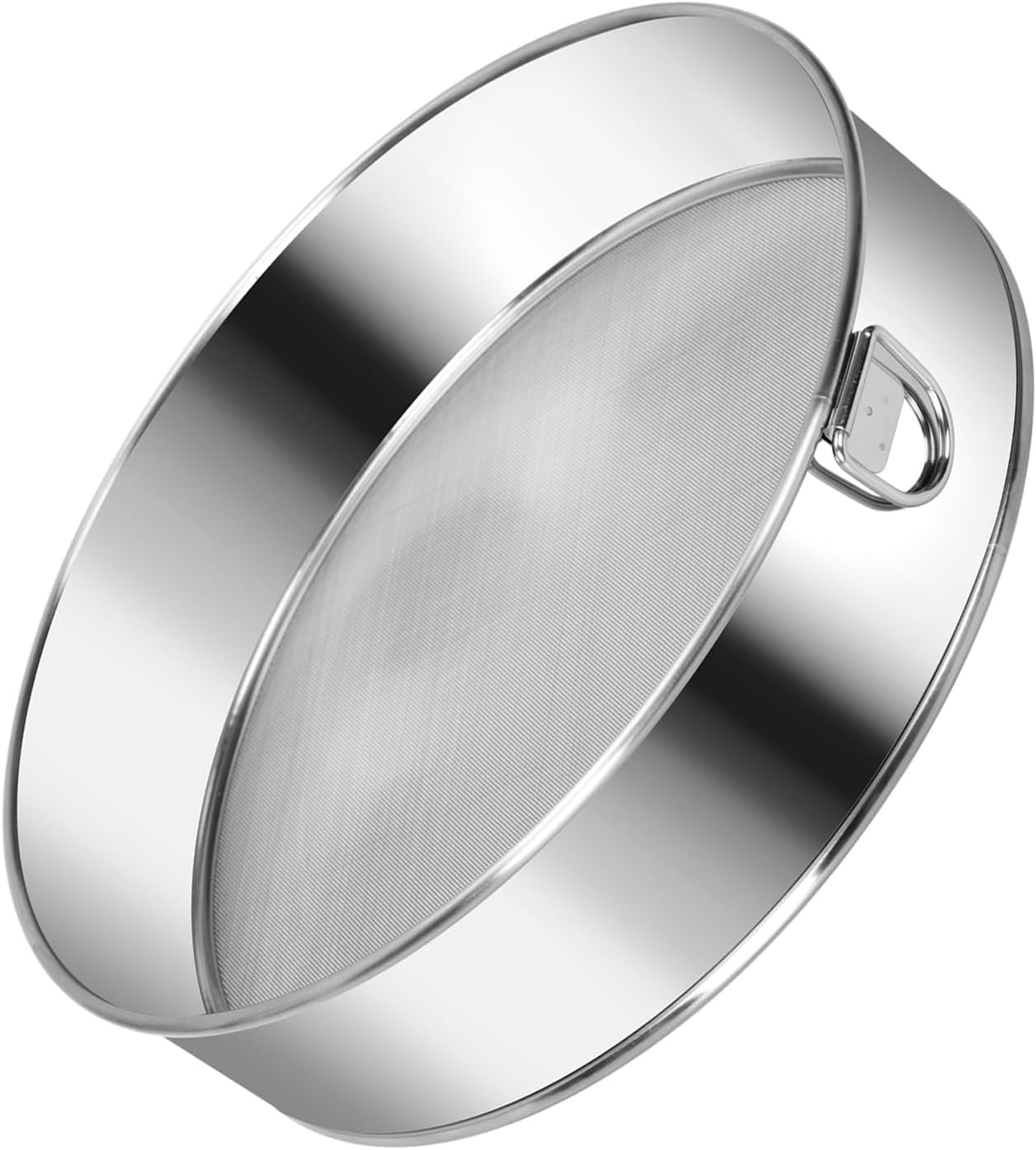 Flour Sifter Stainless Steel Round Flour Sieve 6 Inch 60 Mesh Fine Mesh