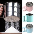 thumbnail image 1 of Flour Sifter,Stainless Steel Sifter for Baking, Powder Sugar Shaker with Hand Press Design, Flour Sifter for Baking in the kitchen, 1 of 7