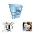 thumbnail image 1 of Flour Funnel, Mixer,Kitchen Auxiliary Vertical Mixer Accessory,Silicone Durable Funnel,Foldable Splash Proof Funnel,Suitable For KSM150 5-Quart Diagonal Mixer., 1 of 6