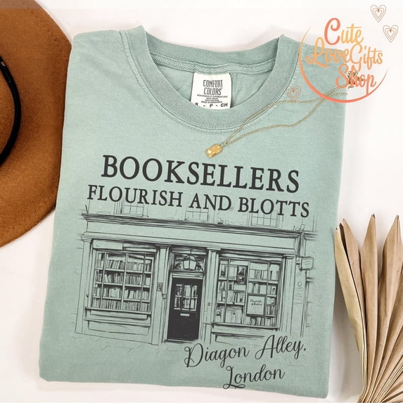 Flourish Blotts Shirt Wizard House Shirt Wizard Ghost Shirt Magical Castle Shirt Wizar