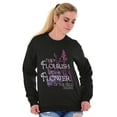 thumbnail image 1 of Flourish Flowers Jesus Christian God Women Plus Size Crewneck Sweatshirt Brisco Brands 3X, 1 of 5