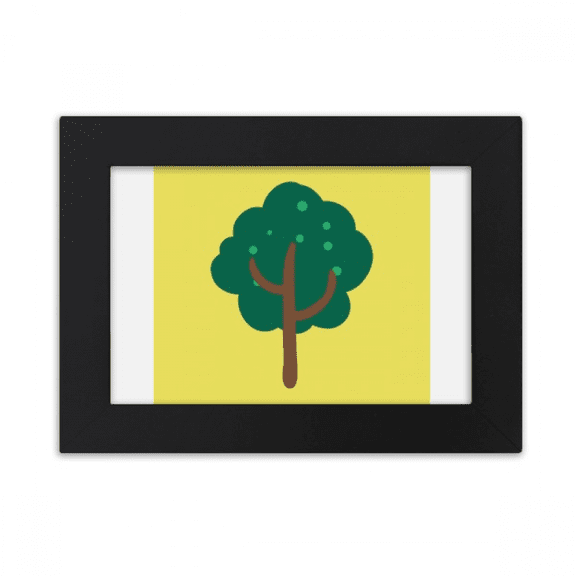 Flourish Tree Cartoon Lovely Desktop Photo Frame Ornaments Picture Art Painting