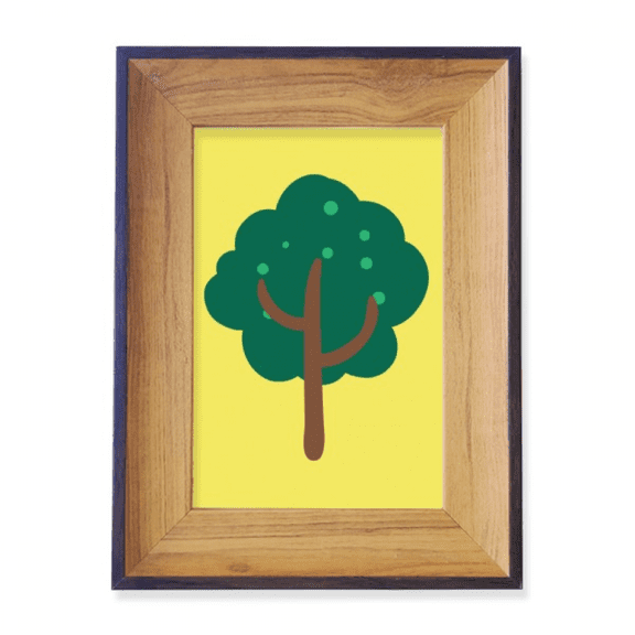 Flourish Tree Cartoon Lovely Photo Frame Exhibition Display Art Desktop Painting