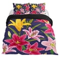 thumbnail image 1 of Flourishing Calla Lilies Flower Duvet Cover Set Decor 3 Piece Bedding Set With 2 Pillow Shams Siz, 1 of 5