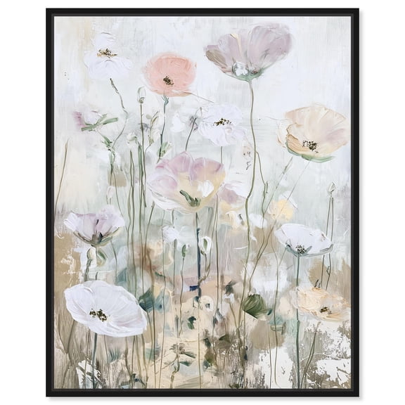 Flourishing Light Canvas Landscape Paintings by Art Remedy, Black Frame, 16 x 20