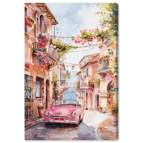 Flourishing Valley Canvas Monet Coastal by Art Remedy, Gallery Wrapped, 24" x 36"